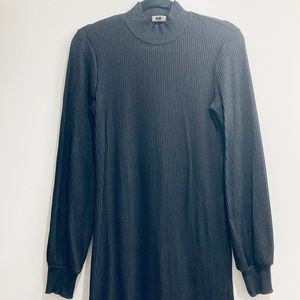 Wilfred Puff Sleeve Mock Neck Dress